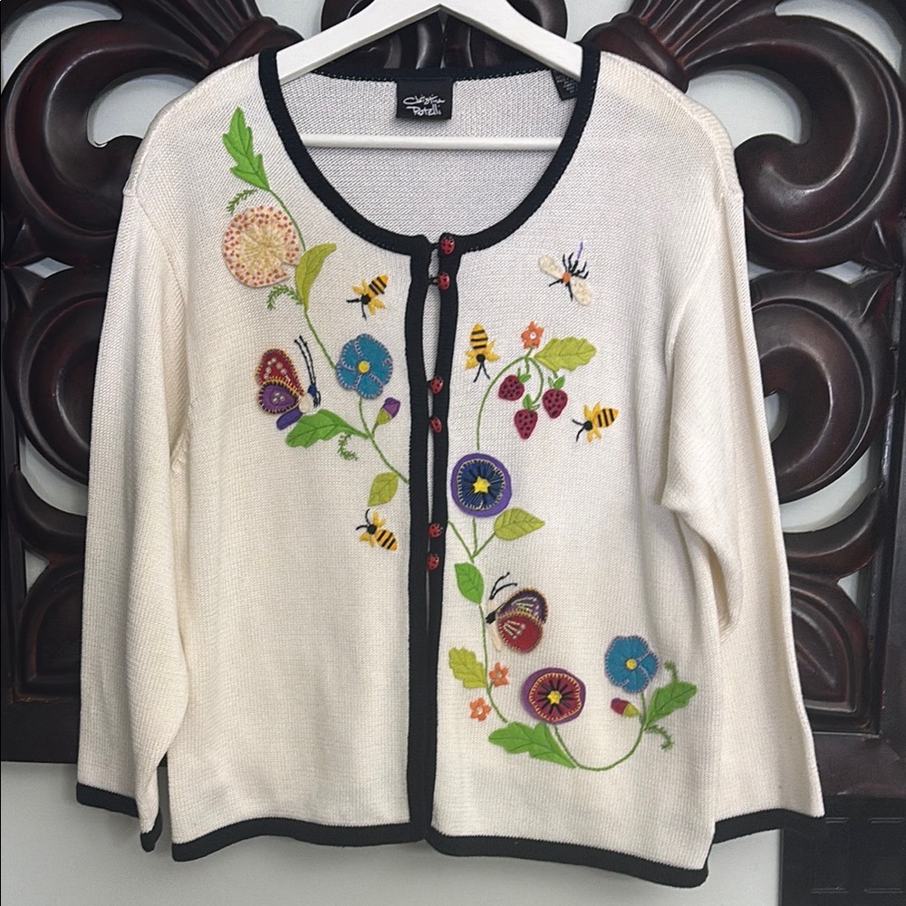 CHRISTINA ROTELLI Cotton Cardigan